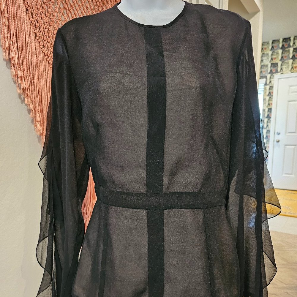 Victoria Beckham Backless Silk Shirt